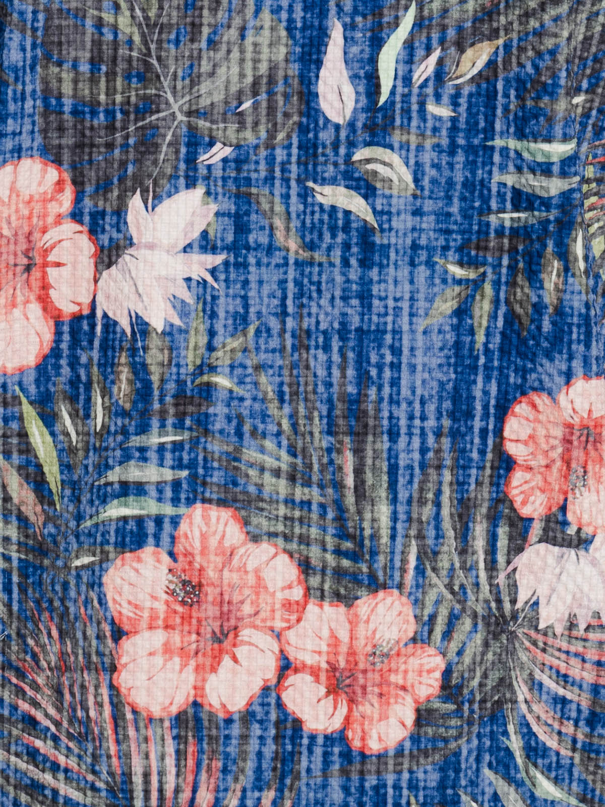 HIBISCUS SEERSUCKER SWIM TRUNKS