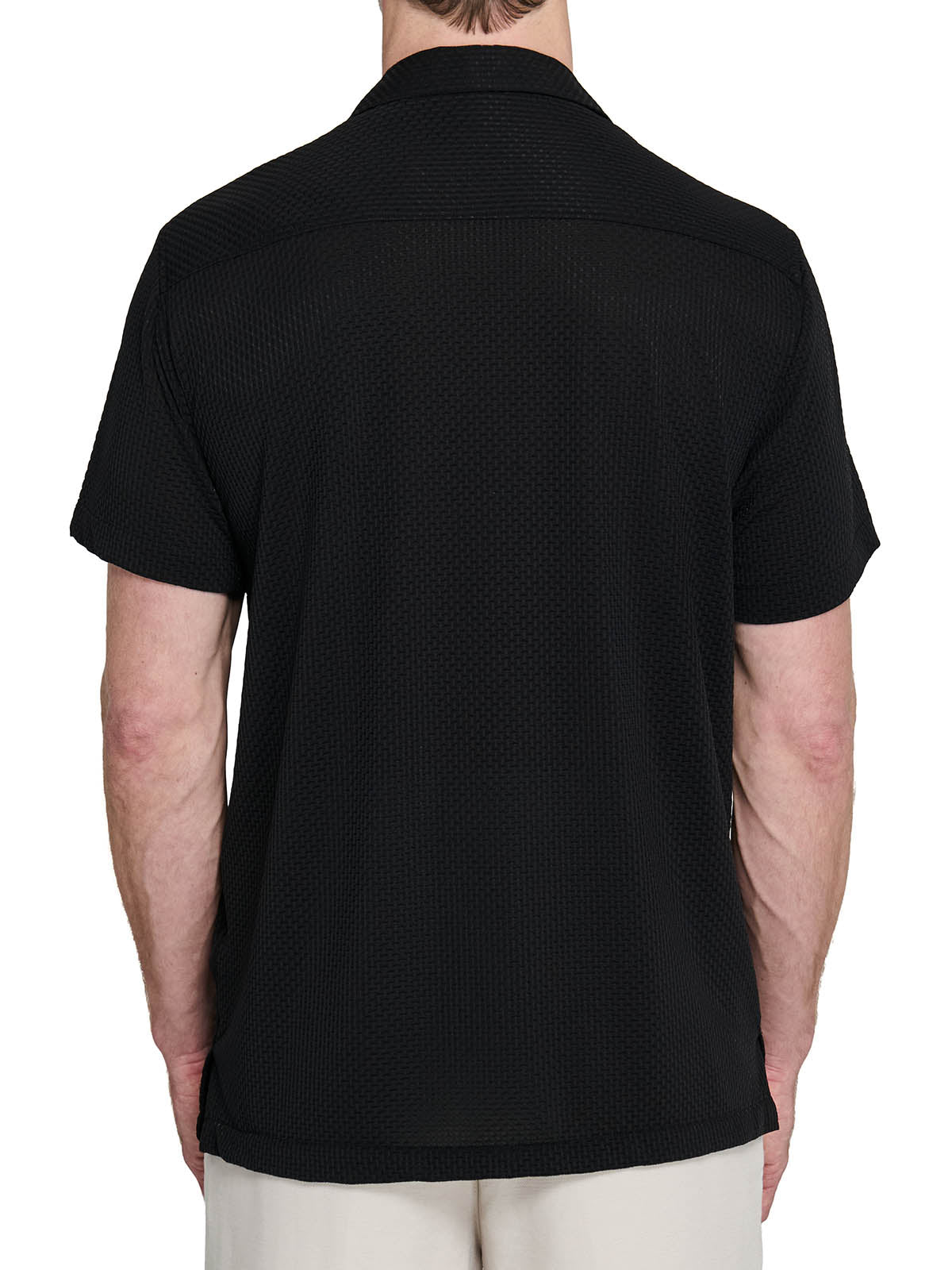 COURT CROSSHATCH CAMP SHIRT