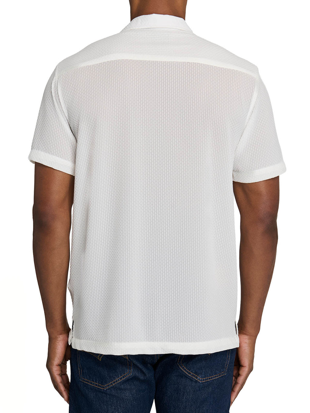 COURT CROSSHATCH CAMP SHIRT