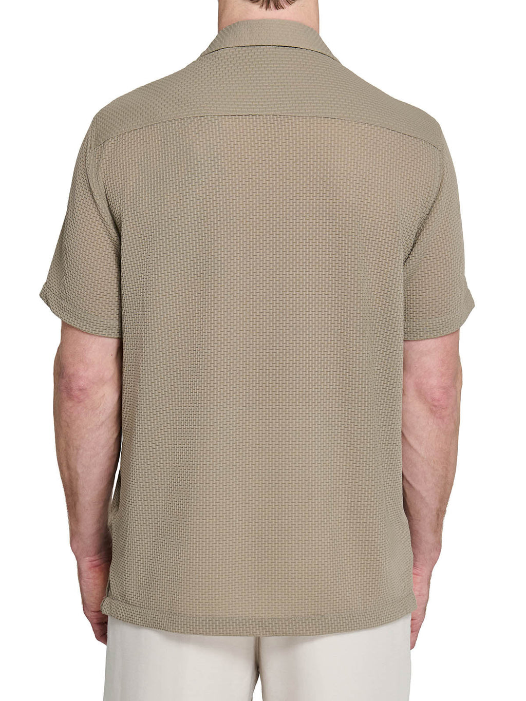 COURT CROSSHATCH CAMP SHIRT