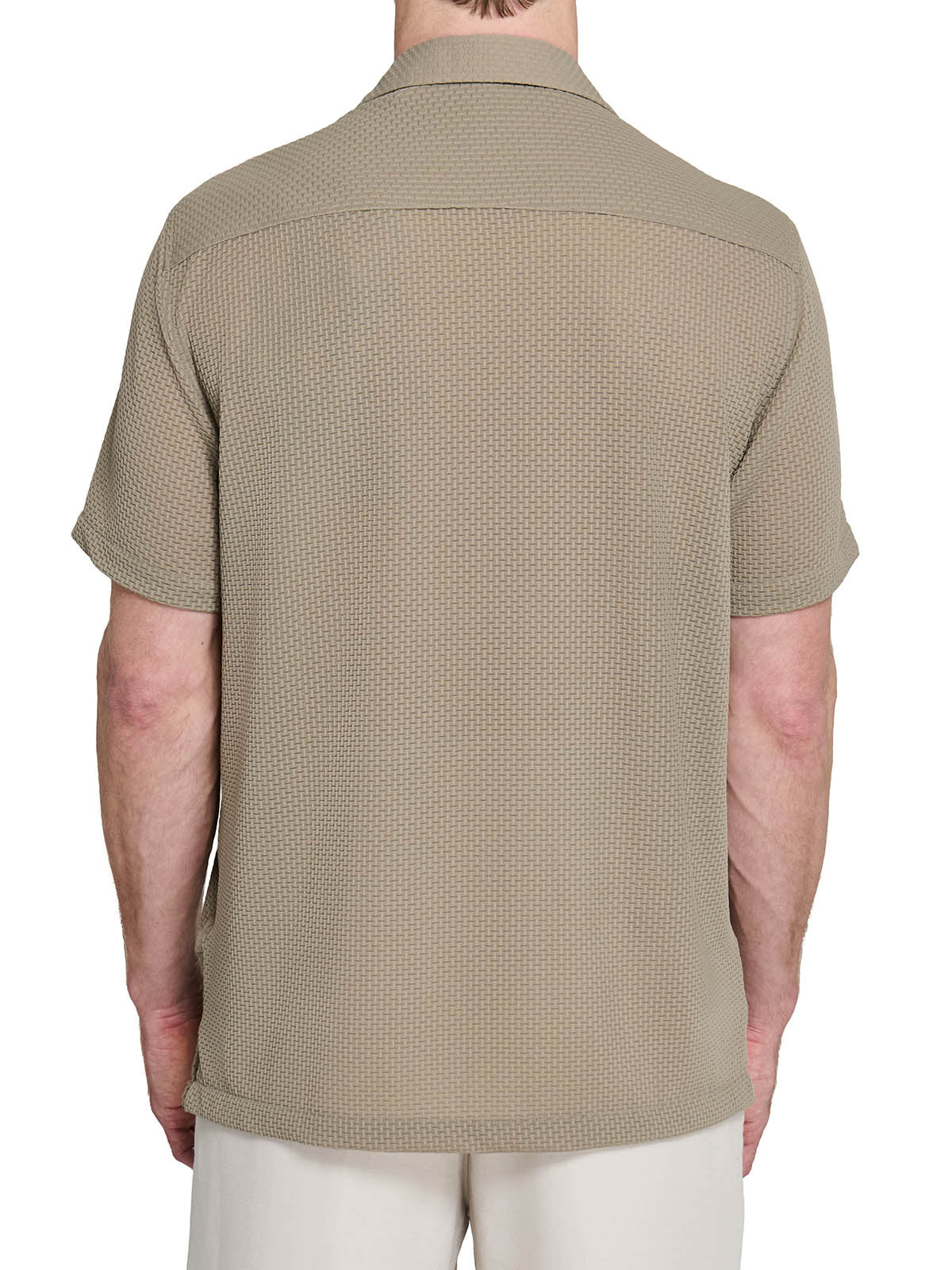 COURT CROSSHATCH CAMP SHIRT