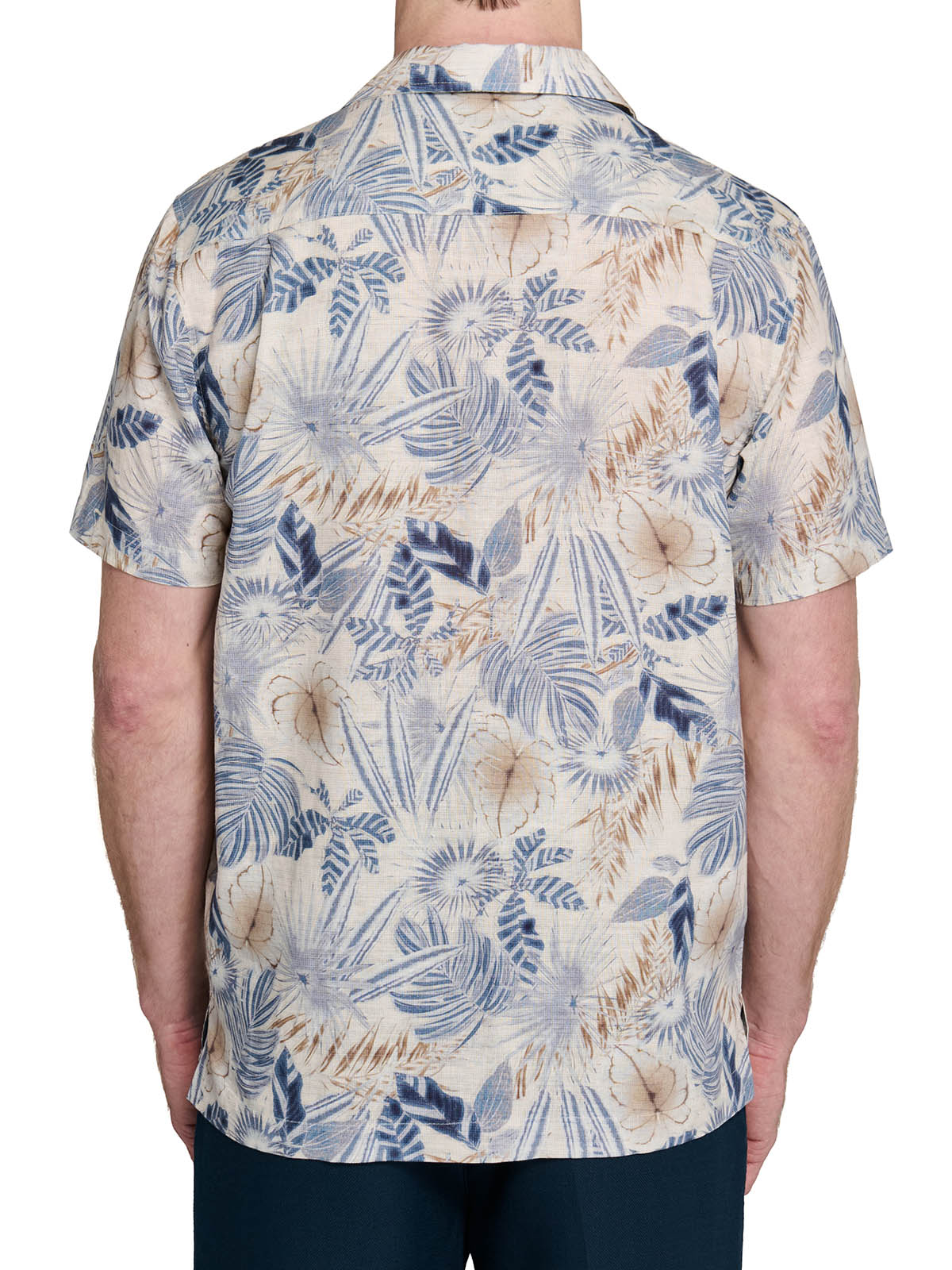 TROPICAL FRONDS CAMP SHIRT