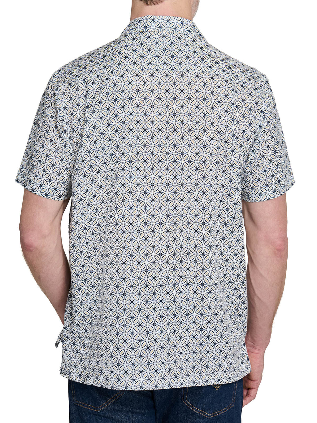 STARBURST TRELLIS CAMP SHIRT