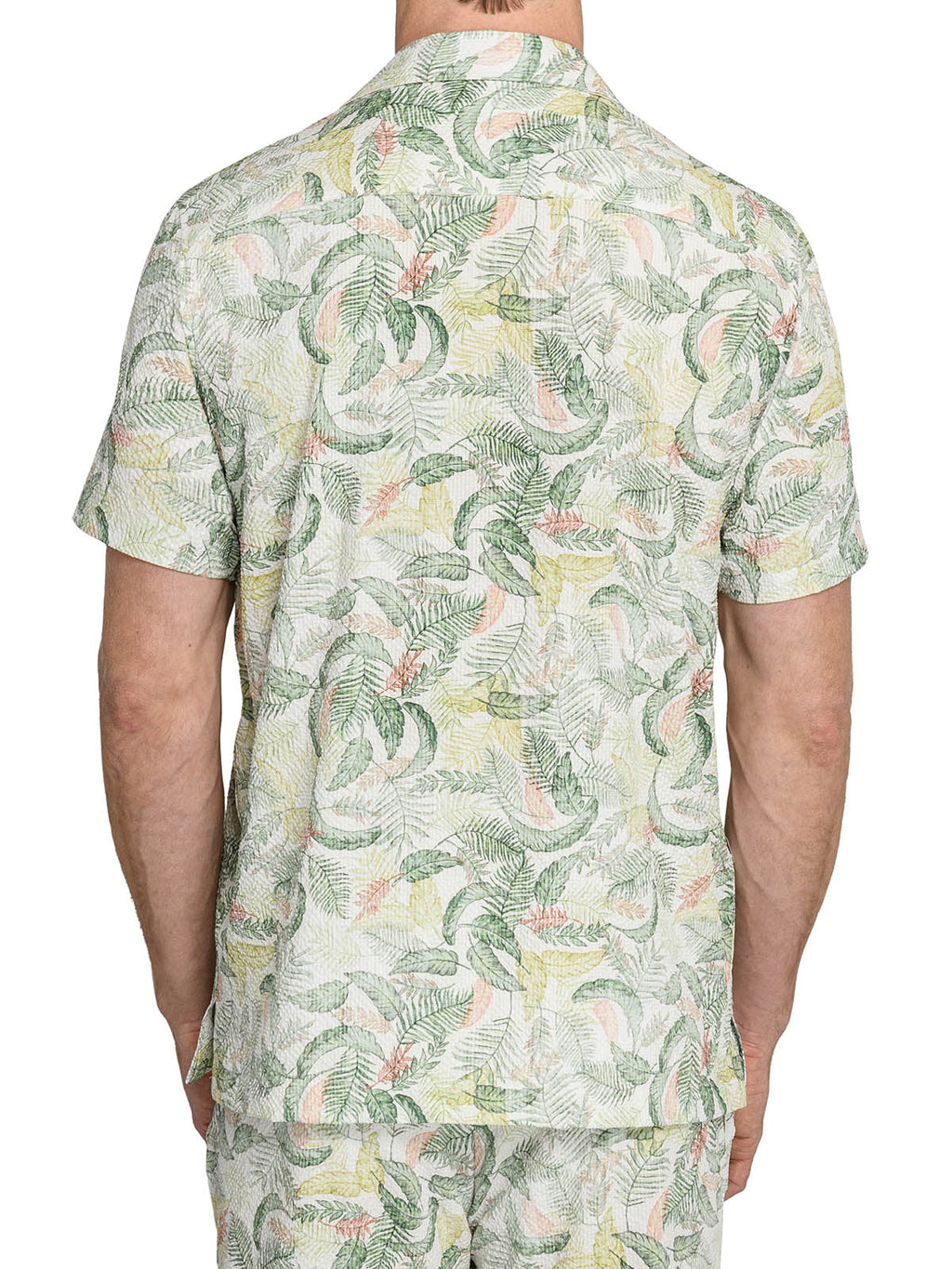 TROPICAL SEERSUCKER CAMP SHIRT