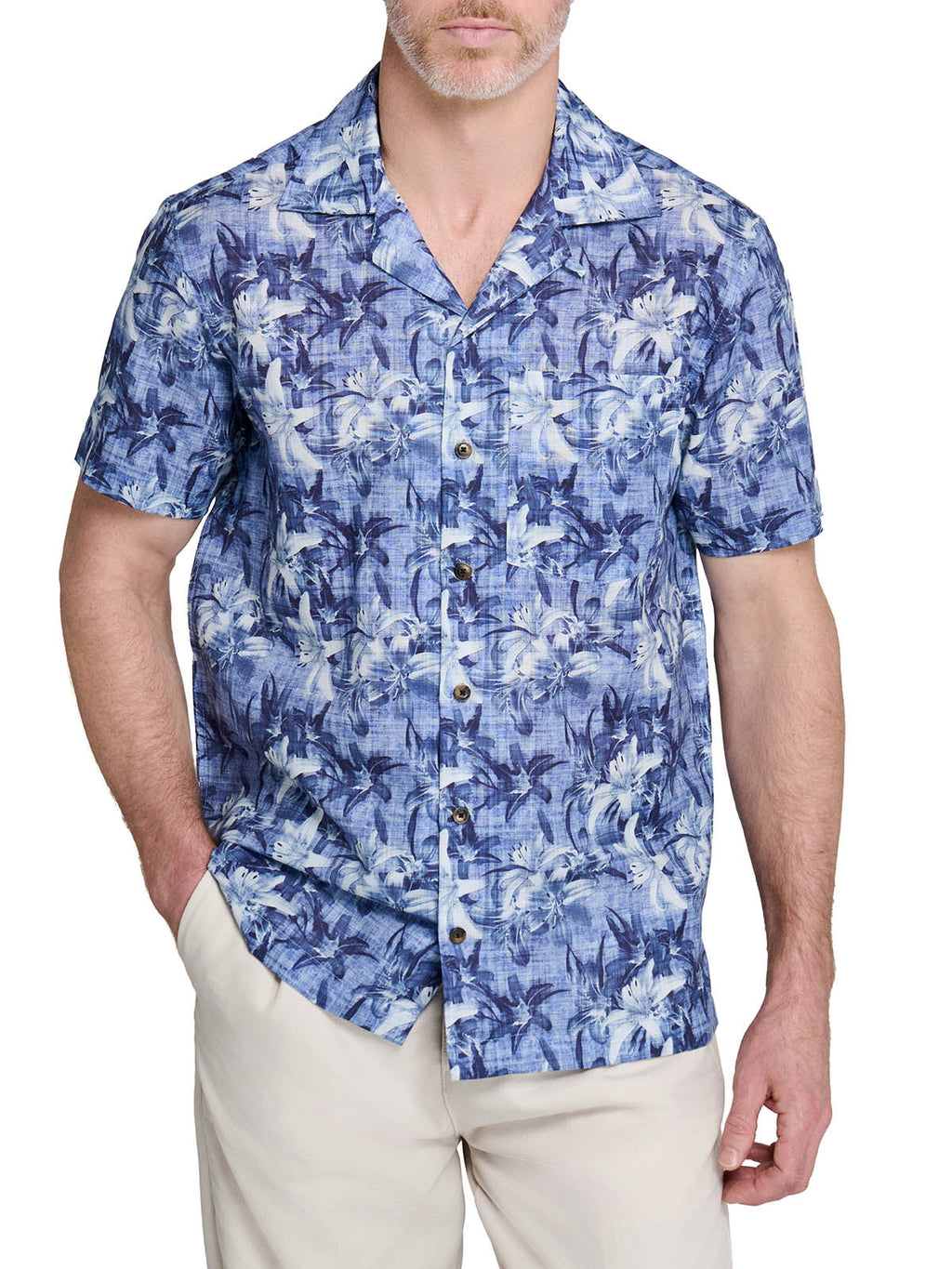 LILY FLORAL CAMP SHIRT