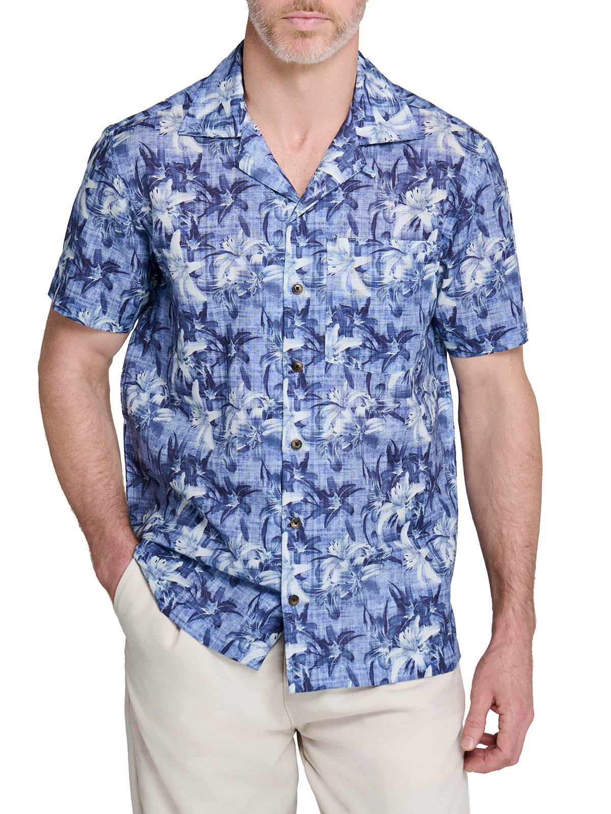LILY FLORAL CAMP SHIRT