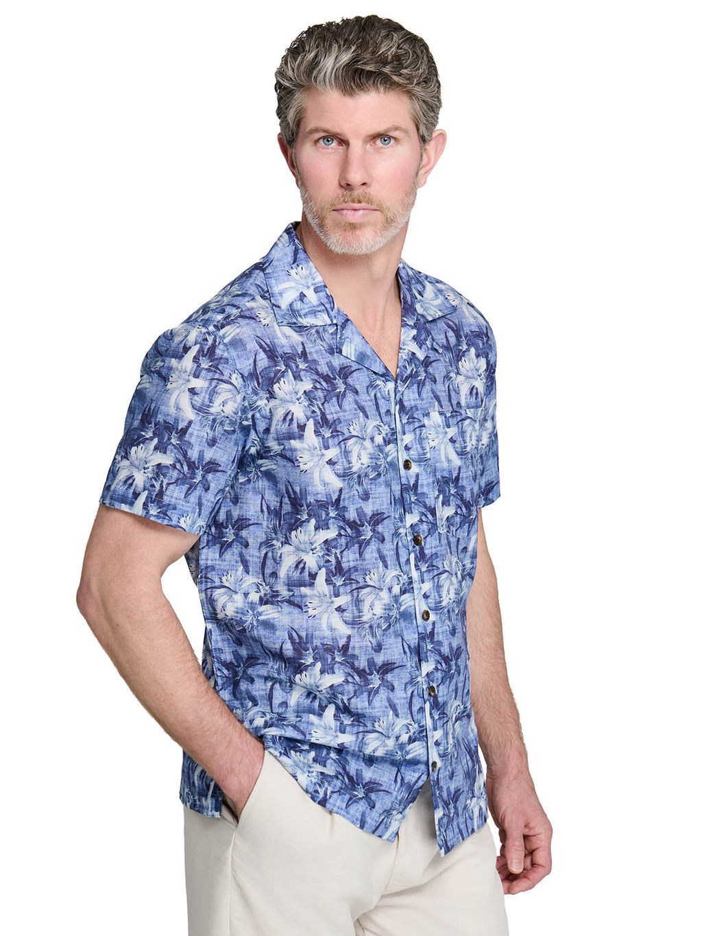 LILY FLORAL CAMP SHIRT