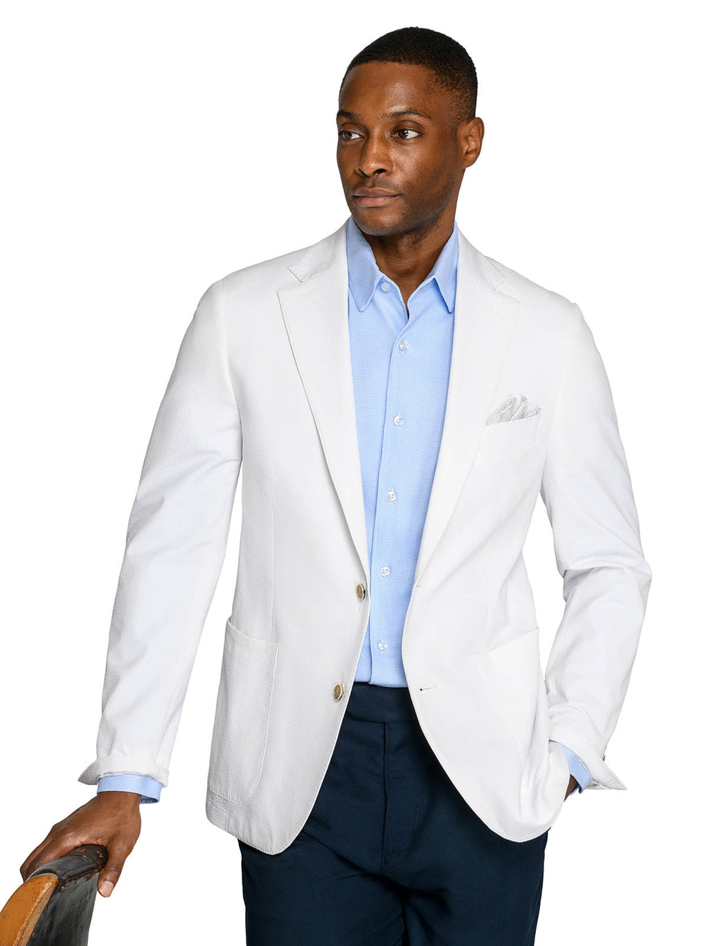 STERLING SEERSUCKER BLAZER