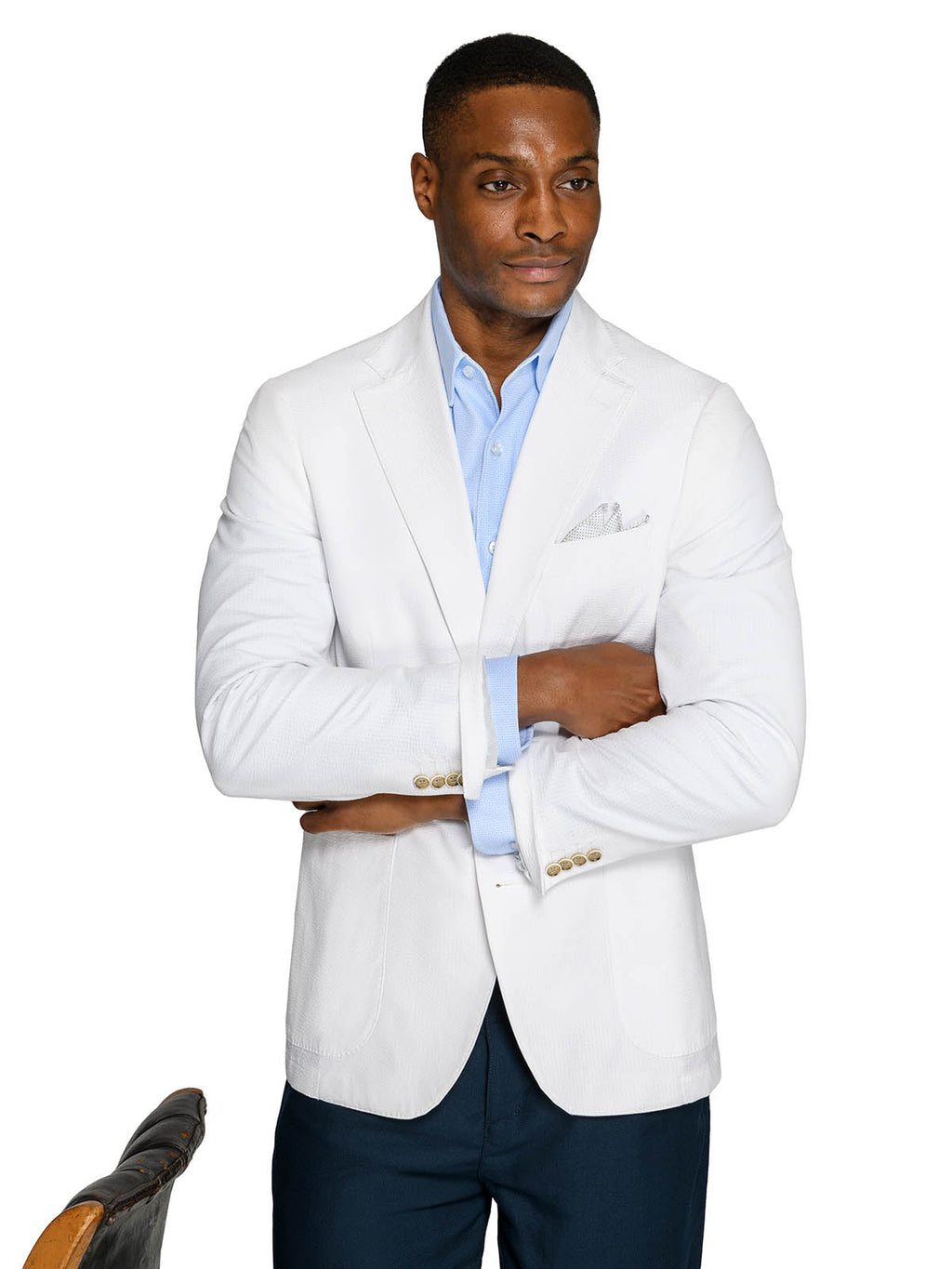 STERLING SEERSUCKER BLAZER