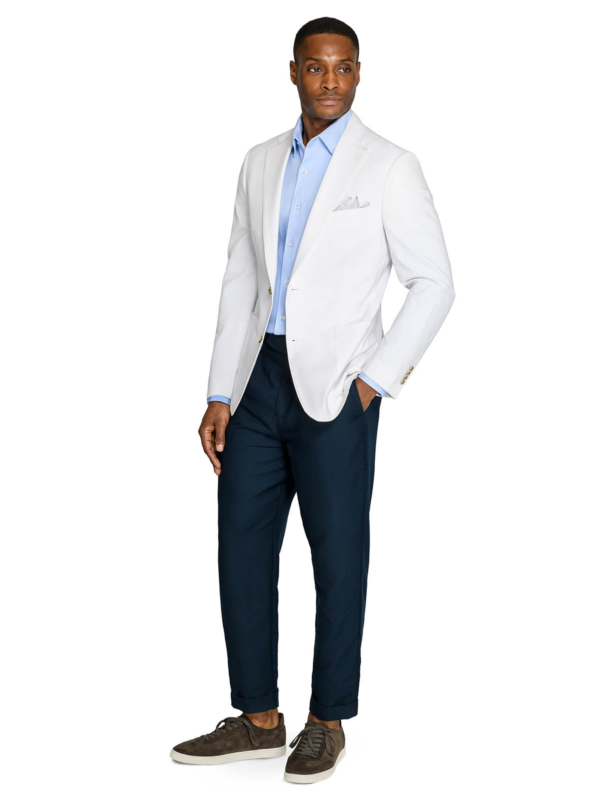 STERLING SEERSUCKER BLAZER