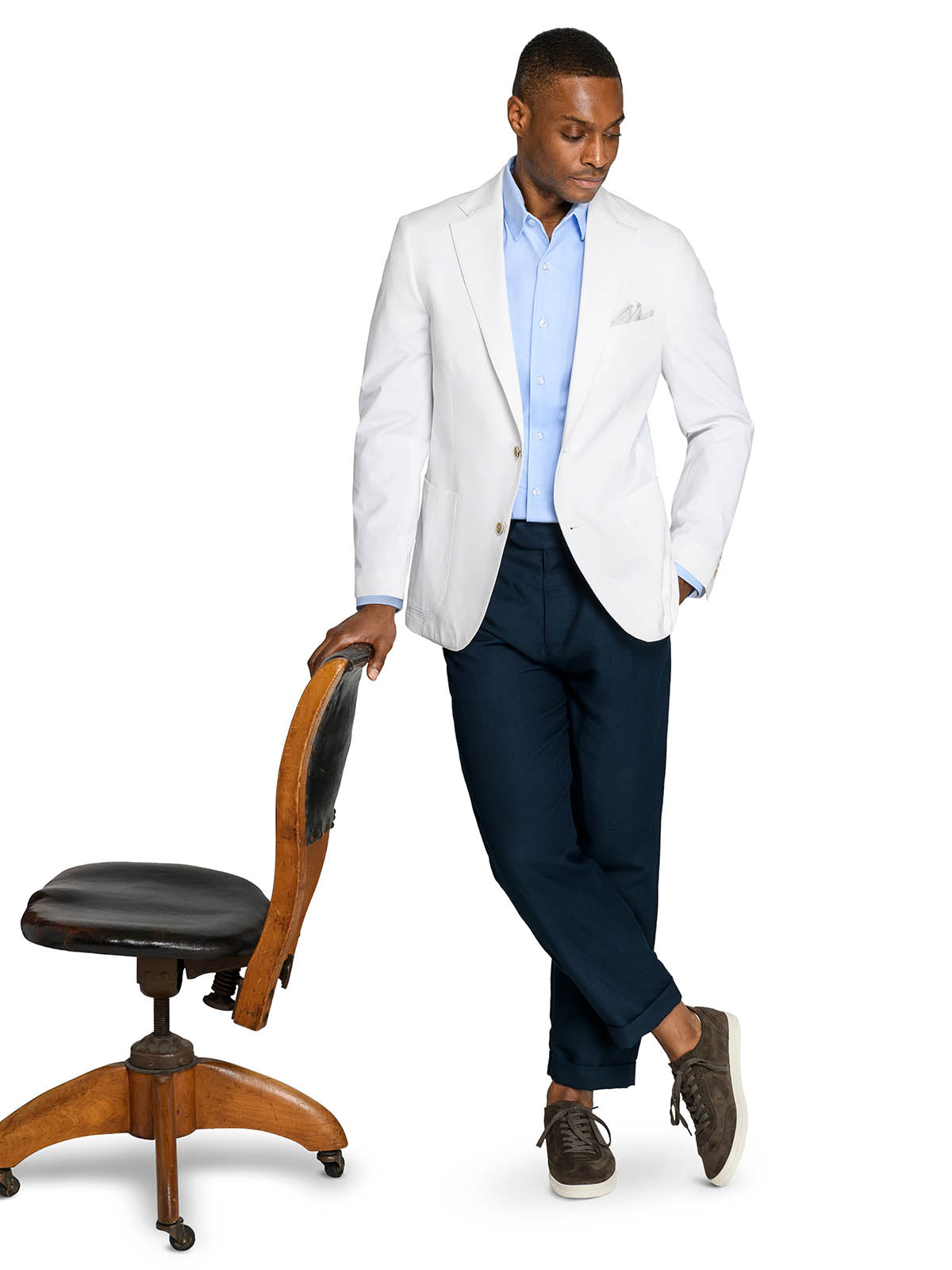STERLING SEERSUCKER BLAZER