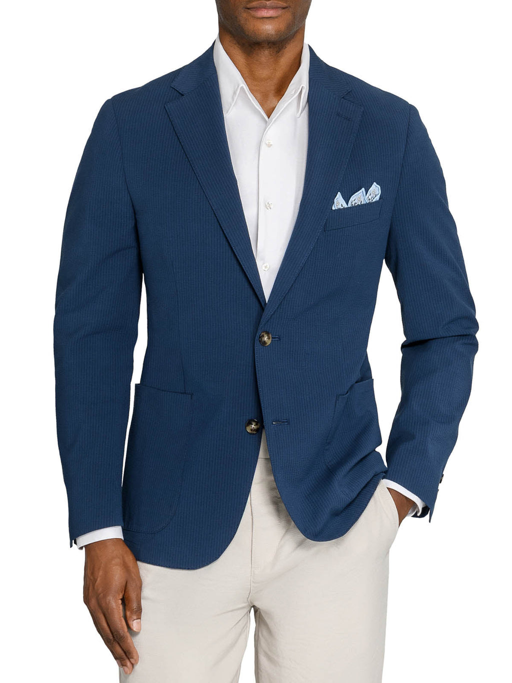STERLING SEERSUCKER BLAZER