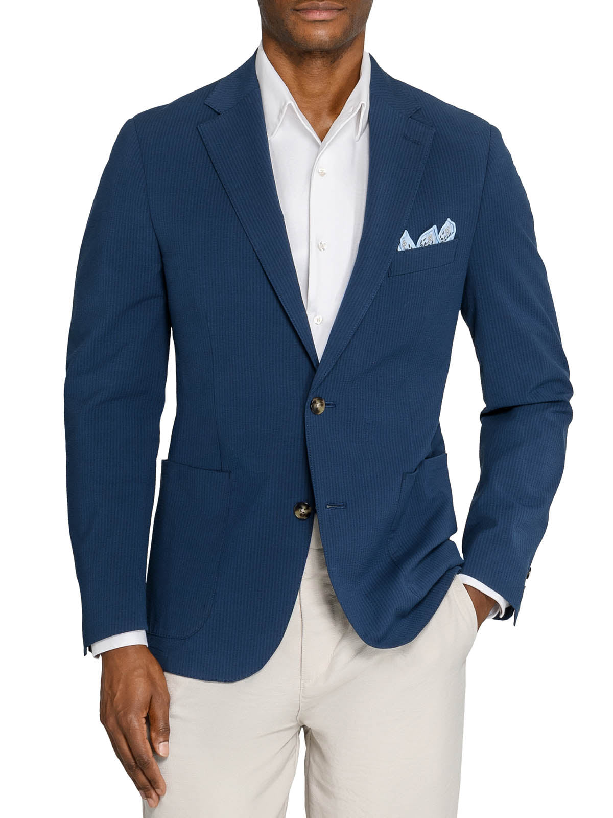 STERLING SEERSUCKER BLAZER