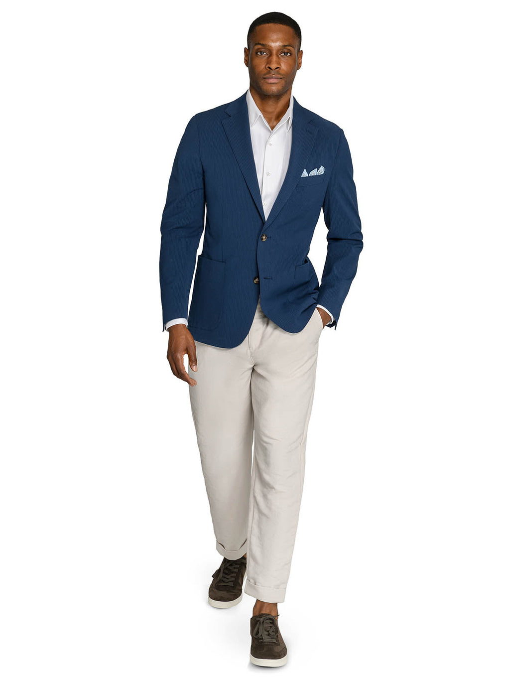 STERLING SEERSUCKER BLAZER