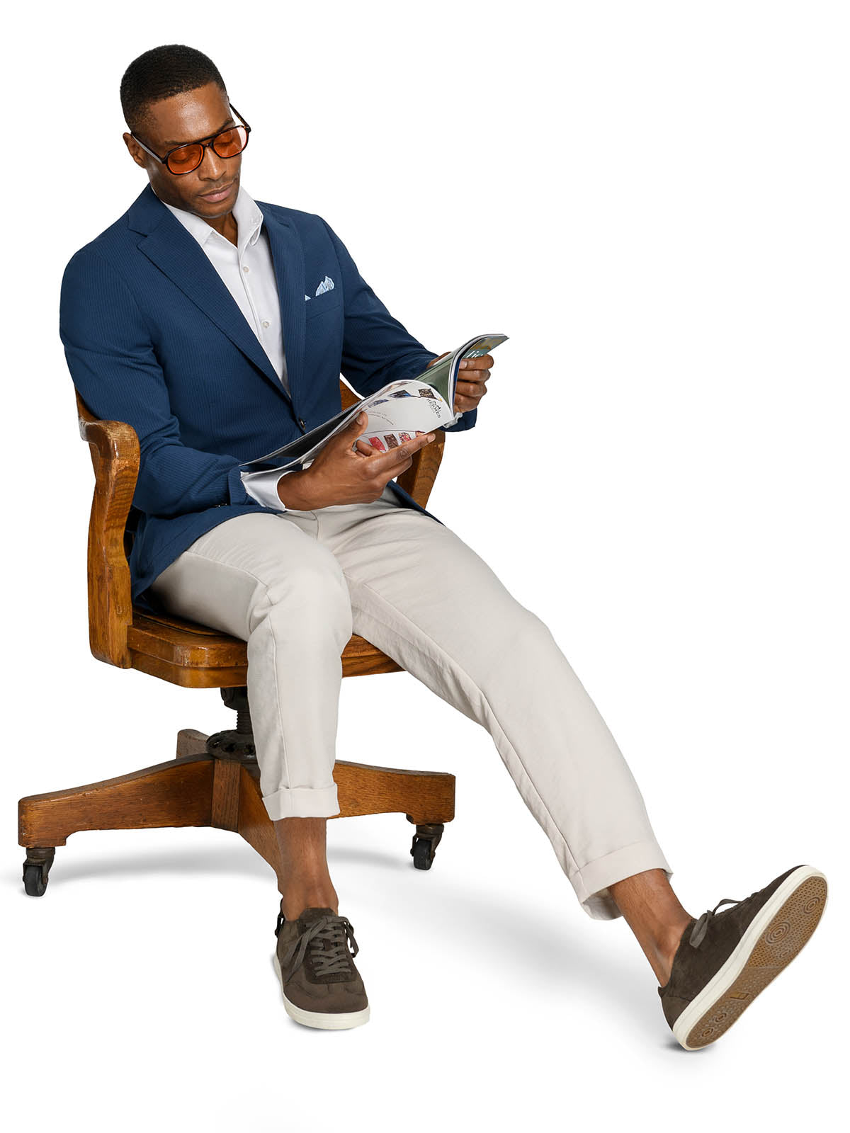 STERLING SEERSUCKER BLAZER