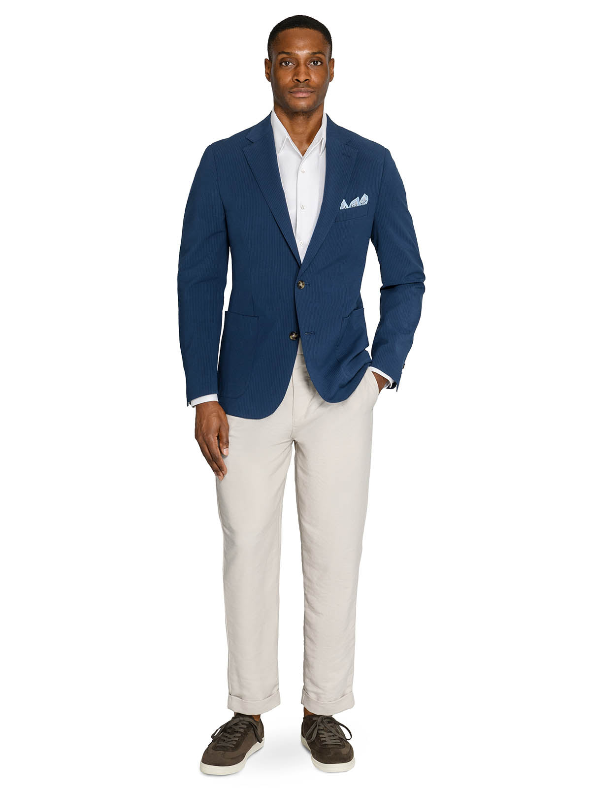 STERLING SEERSUCKER BLAZER